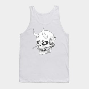 Tengu Skull Mask Tank Top